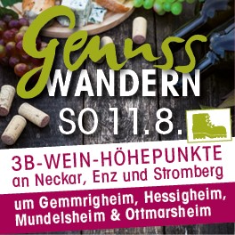 GenussWandern - Wein-Höhepunkte an Neckar, Enz und Stromberg 